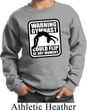 Kids Gymnast Sweatshirt Warning Gymnast Sweat Shirt