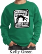 Kids Gymnast Sweatshirt Warning Gymnast Sweat Shirt