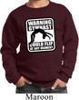 Kids Gymnast Sweatshirt Warning Gymnast Sweat Shirt