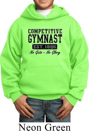Kids Gymnastics Hoodie Competitive Gymnast Hoody