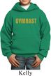 Kids Gymnastics Hoodie Gold Shimmer Gymnast Hoody