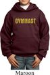 Kids Gymnastics Hoodie Gold Shimmer Gymnast Hoody