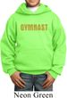 Kids Gymnastics Hoodie Gold Shimmer Gymnast Hoody