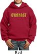 Kids Gymnastics Hoodie Gold Shimmer Gymnast Hoody