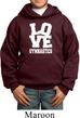 Kids Gymnastics Hoodie Love Gymnastics Hoody