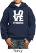 Kids Gymnastics Hoodie Love Gymnastics Hoody