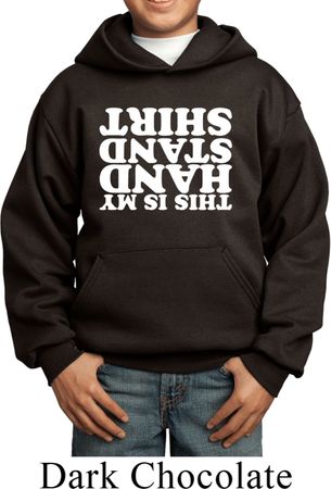 Kids Gymnastics Hoodie This Is My Handstand Shirt Hoody