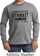 Kids Gymnastics Shirt Competitive Gymnast Long Sleeve Tee T-Shirt