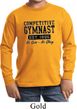 Kids Gymnastics Shirt Competitive Gymnast Long Sleeve Tee T-Shirt