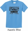 Kids Gymnastics Shirt Competitive Gymnast Tee T-Shirt