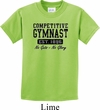 Kids Gymnastics Shirt Competitive Gymnast Tee T-Shirt