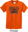 Kids Gymnastics Shirt Competitive Gymnast Tee T-Shirt