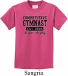 Kids Gymnastics Shirt Competitive Gymnast Tee T-Shirt