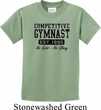 Kids Gymnastics Shirt Competitive Gymnast Tee T-Shirt