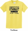 Kids Gymnastics Shirt Competitive Gymnast Tee T-Shirt