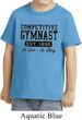 Kids Gymnastics Shirt Competitive Gymnast Toddler Tee T-Shirt