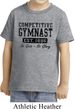 Kids Gymnastics Shirt Competitive Gymnast Toddler Tee T-Shirt