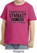 Kids Gymnastics Shirt Competitive Gymnast Toddler Tee T-Shirt