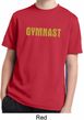 Kids Gymnastics Shirt Gold Shimmer Gymnast Moisture Wicking T-Shirt
