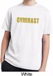 Kids Gymnastics Shirt Gold Shimmer Gymnast Moisture Wicking T-Shirt