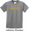 Kids Gymnastics Shirt Gold Shimmer Gymnast Tee T-Shirt