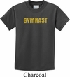 Kids Gymnastics Shirt Gold Shimmer Gymnast Tee T-Shirt
