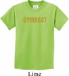 Kids Gymnastics Shirt Gold Shimmer Gymnast Tee T-Shirt