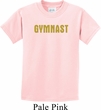 Kids Gymnastics Shirt Gold Shimmer Gymnast Tee T-Shirt