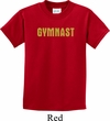 Kids Gymnastics Shirt Gold Shimmer Gymnast Tee T-Shirt