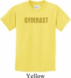 Kids Gymnastics Shirt Gold Shimmer Gymnast Tee T-Shirt