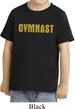 Kids Gymnastics Shirt Gold Shimmer Gymnast Toddler Tee T-Shirt