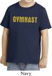 Kids Gymnastics Shirt Gold Shimmer Gymnast Toddler Tee T-Shirt