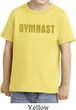 Kids Gymnastics Shirt Gold Shimmer Gymnast Toddler Tee T-Shirt