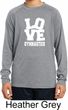Kids Gymnastics Shirt Love Gymnastics Dry Wicking Long Sleeve T-Shirt