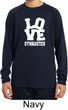 Kids Gymnastics Shirt Love Gymnastics Dry Wicking Long Sleeve T-Shirt