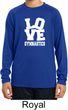 Kids Gymnastics Shirt Love Gymnastics Dry Wicking Long Sleeve T-Shirt