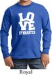 Kids Gymnastics Shirt Love Gymnastics Long Sleeve Tee T-Shirt
