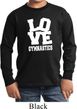 Kids Gymnastics Shirt Love Gymnastics Long Sleeve Tee T-Shirt