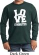 Kids Gymnastics Shirt Love Gymnastics Long Sleeve Tee T-Shirt