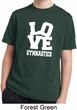 Kids Gymnastics Shirt Love Gymnastics Moisture Wicking Tee T-Shirt