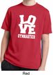 Kids Gymnastics Shirt Love Gymnastics Moisture Wicking Tee T-Shirt
