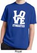 Kids Gymnastics Shirt Love Gymnastics Moisture Wicking Tee T-Shirt