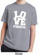 Kids Gymnastics Shirt Love Gymnastics Moisture Wicking Tee T-Shirt
