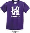 Kids Gymnastics Shirt Love Gymnastics Tee T-Shirt