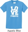 Kids Gymnastics Shirt Love Gymnastics Tee T-Shirt