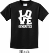 Kids Gymnastics Shirt Love Gymnastics Tee T-Shirt