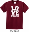 Kids Gymnastics Shirt Love Gymnastics Tee T-Shirt