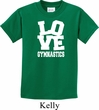 Kids Gymnastics Shirt Love Gymnastics Tee T-Shirt