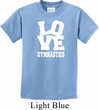 Kids Gymnastics Shirt Love Gymnastics Tee T-Shirt