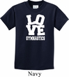 Kids Gymnastics Shirt Love Gymnastics Tee T-Shirt